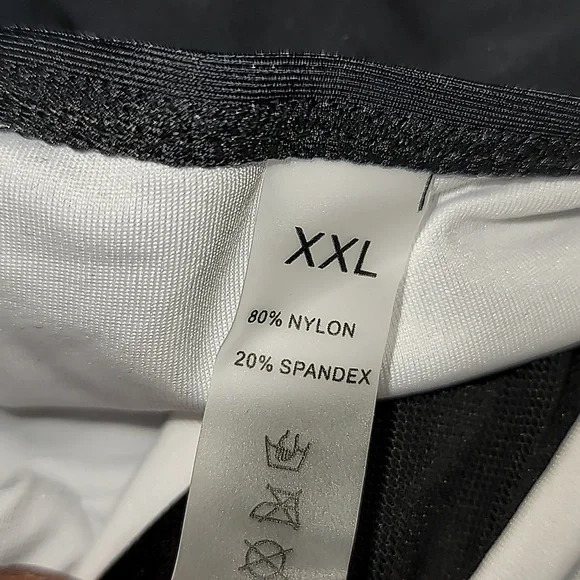 Mesh Tummy Siamese Control Push Up High Waisted Leopard and Black Swimsuit, XXL - Picture 6 of 8